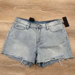 BLANK NYC Essex Cut-Off Shorts Women's 29 Blue Denim Fulton 100% Cotton Summer